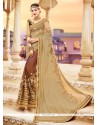 Flamboyant Embroidered Work Faux Georgette Classic Designer Saree