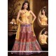 Beauteous Resham Work Multi Colour Art Silk Lehenga Choli