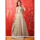 Lively Dupion Silk Zari Work Readymade Anarkali Salwar Suit