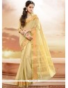 Immaculate Patch Border Work Designer Traditional Saree