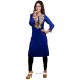 Fetching Faux Georgette Embroidered Work Party Wear Kurti