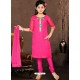 Astonishing Pink Readymade Salwar Kameez