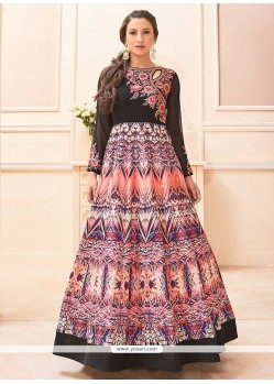 Gauhar Khan Multi Colour Designer Floor Length Suit