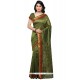 Astounding Green Banarasi Silk Traditional Saree