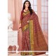 Celestial Print Work Multi Colour Casual Saree