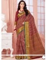 Celestial Print Work Multi Colour Casual Saree