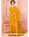 Zesty Print Work Casual Saree