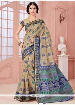 Latest Multi Colour Cotton Casual Saree