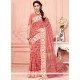 Aspiring Print Work Cotton Casual Saree