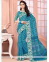 Modest Cotton Blue Casual Saree