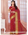 Angelic Print Work Casual Saree