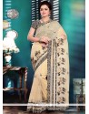 Glossy Embroidered Work Classic Saree