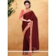 Incredible Brown Classic Saree