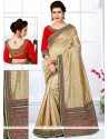 Dilettante Embroidered Work Art Silk Traditional Saree