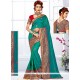 Amusing Art Silk Patch Border Work Traditional Designer Saree