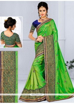 Honourable Art Silk Embroidered Work Traditional Designer Saree