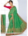 Heavenly Art Silk Embroidered Work Traditional Designer Saree