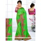 Scintillating Green Designer Traditional Saree