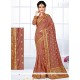 Stupendous Rose Pink Bhagalpuri Silk Traditional Saree