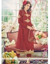 Exceptional Maroon Designer Suit