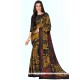 Distinctively Faux Crepe Printed Saree