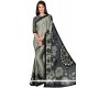 Extraordinary Faux Crepe Print Work Printed Saree