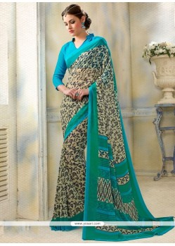 Imperial Faux Georgette Printed Saree