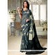 Miraculous Print Work Georgette Printed Saree