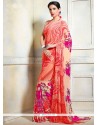 Strange Multi Colour Print Work Printed Saree