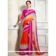 Incredible Faux Georgette Multi Colour Print Work Printed Saree