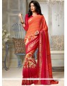 Blissful Faux Georgette Print Work Printed Saree