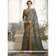 Sorcerous Multi Colour Faux Georgette Designer Ready Pleated Saree