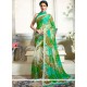 Orphic Faux Georgette Multi Colour Abstract Print Work Printed Saree