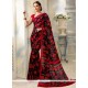 Prodigious Faux Georgette Multi Colour Abstract Print Work Printed Saree