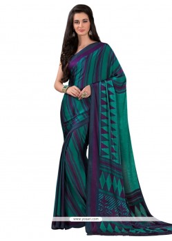 Superlative Multi Colour Printed Saree