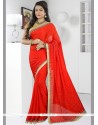 Immaculate Stone Work Classic Saree