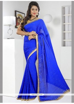 Topnotch Chiffon Satin Designer Saree