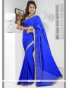 Topnotch Chiffon Satin Designer Saree