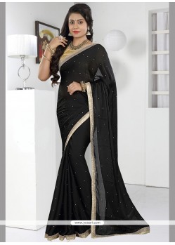 Prominent Stone Work Saree