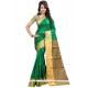 Renowned Green Weaving Work Traditional Saree