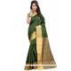 Customary Cotton Silk Weaving Work Traditional Designer Saree