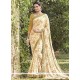 Stunning Lace Work Brasso Printed Saree