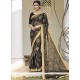 Enchanting Faux Chiffon Lace Work Printed Saree