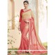 Pristine Faux Chiffon Abstract Print Work Printed Saree