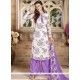 Gripping Multi Colour Print Work Palazzo Suit