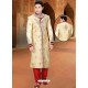 Eye-catching Cream Color Sherwani