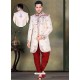 Classy White Brocade Sherwani