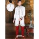 Awesome White Churidar Sherwani