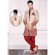 Eye-catching Brown Churidar Sherwani