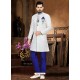 Incredible White Jacquard Sherwani